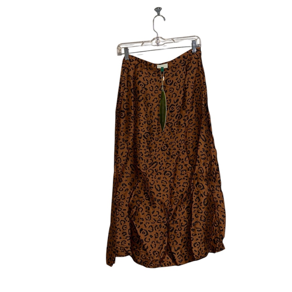 NWT Farm Rio Leopards Texture Midi Skirt XXS - Picture 6 of 6